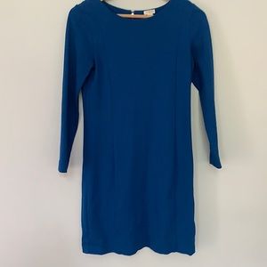 J. Crew Factory Shift Dress - Blue/Teal color - size XS